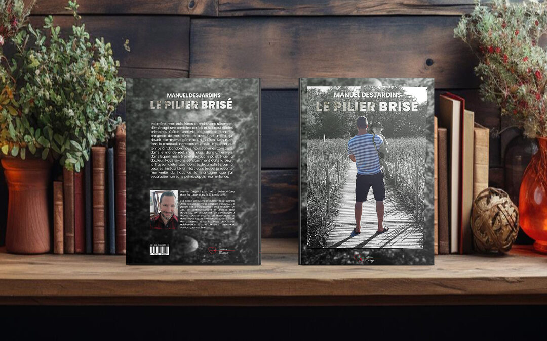 Couverture et mise en page Le pilier brisé de M.Desjardins