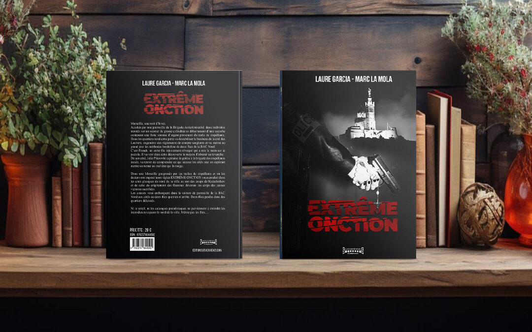 Couverture roman : Extrême onction de M.La Mola et Laure Garcia