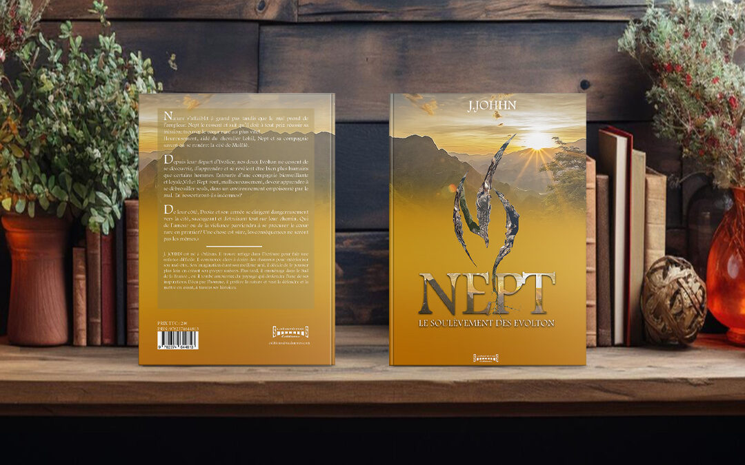 Couverture roman :  Nept – Tome 2 : Le Soulèvement des Évoltons de J. Johhn