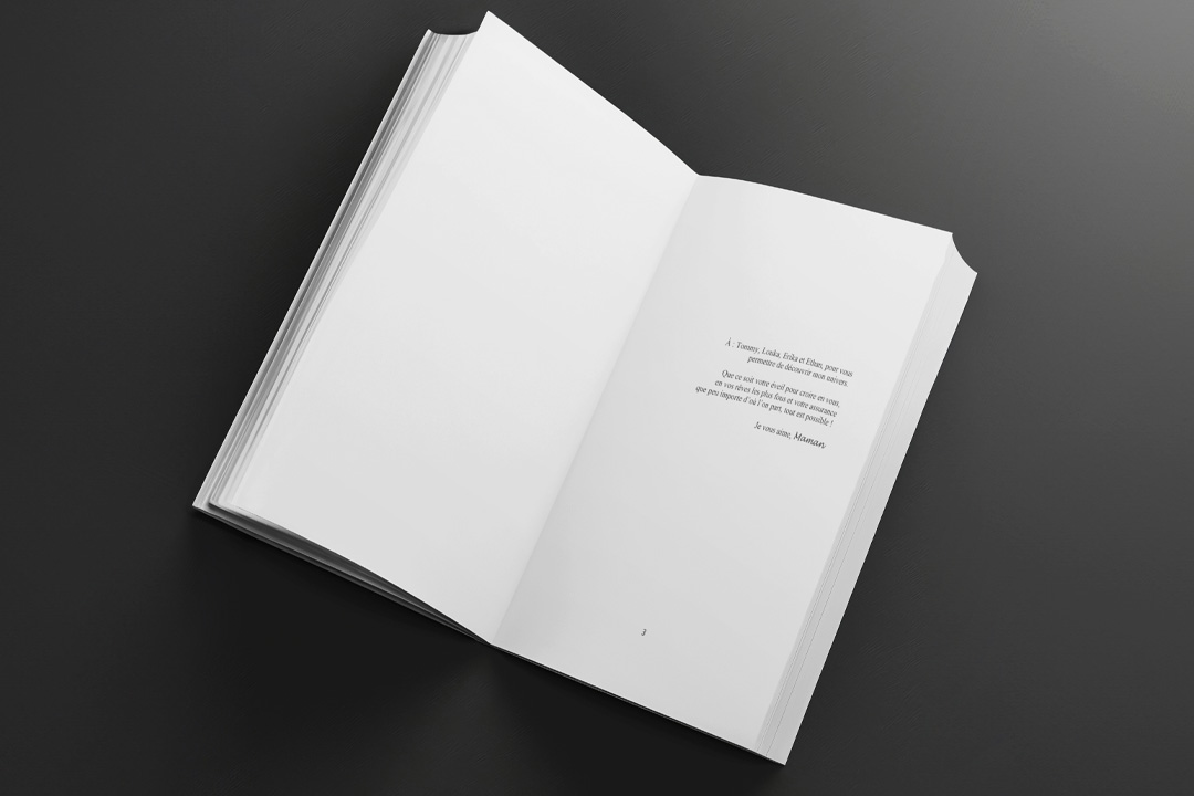 Couverture roman et mise en page: Récit d’une ex-gisante – de Lysandre Cyr-Langford