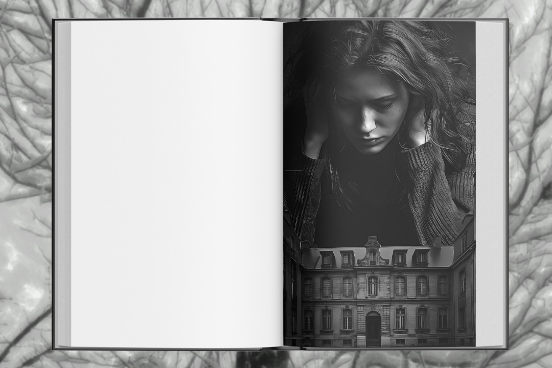 Couverture roman et mise en page: Récit d’une ex-gisante – de Lysandre Cyr-Langford