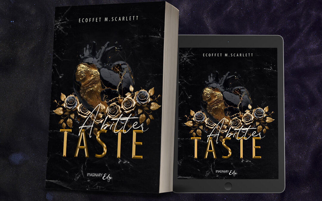 Couverture roman et mise en page: A bitter taste de Ecoffet M.Scarlett