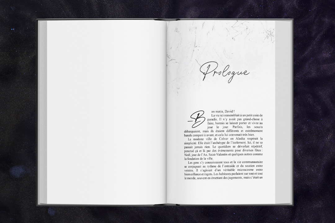 Couverture roman et mise en page: Mort et Vie d’un Soleil – de J.P. Enderson