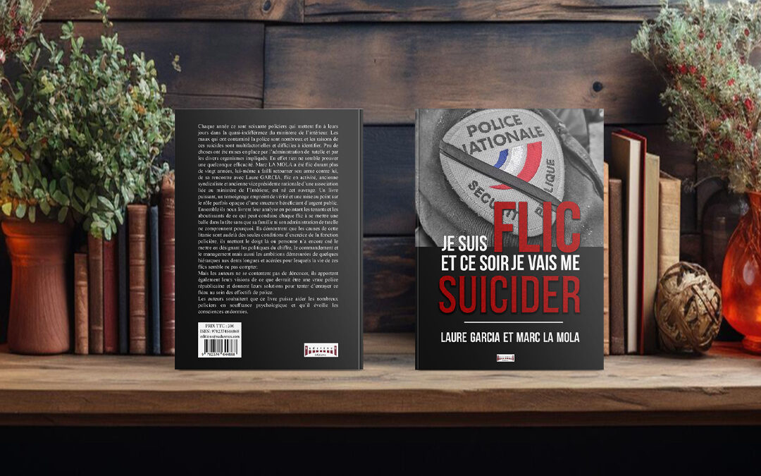 Couverture roman : Je suis flic et ce soir je vais me suicider – de Marc La Mola & Laure Garcia
