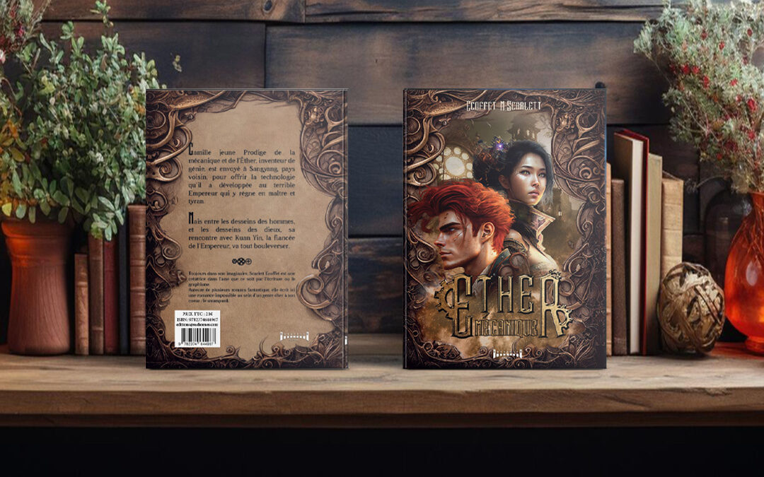 Couverture de roman : Ether mécanique de Ecoffet M.Scarlett