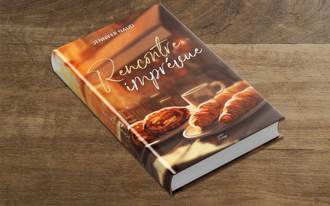 Couverture roman et mise en page: Rencontre imprévue de Jennifer Naud