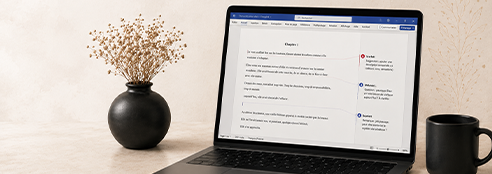 Accompagnement éditorial d’un manuscrit avec annotations et commentaires