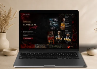 Site internet pour auteur | Projet Ecoffet M. Scarlett