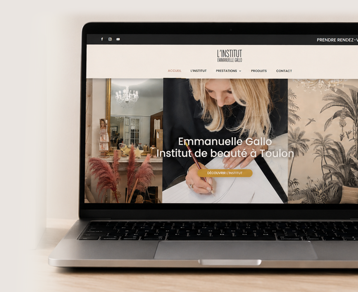 Création de site internet professionnel sur mesure par Ecoffet M. Scarlett Webdesign