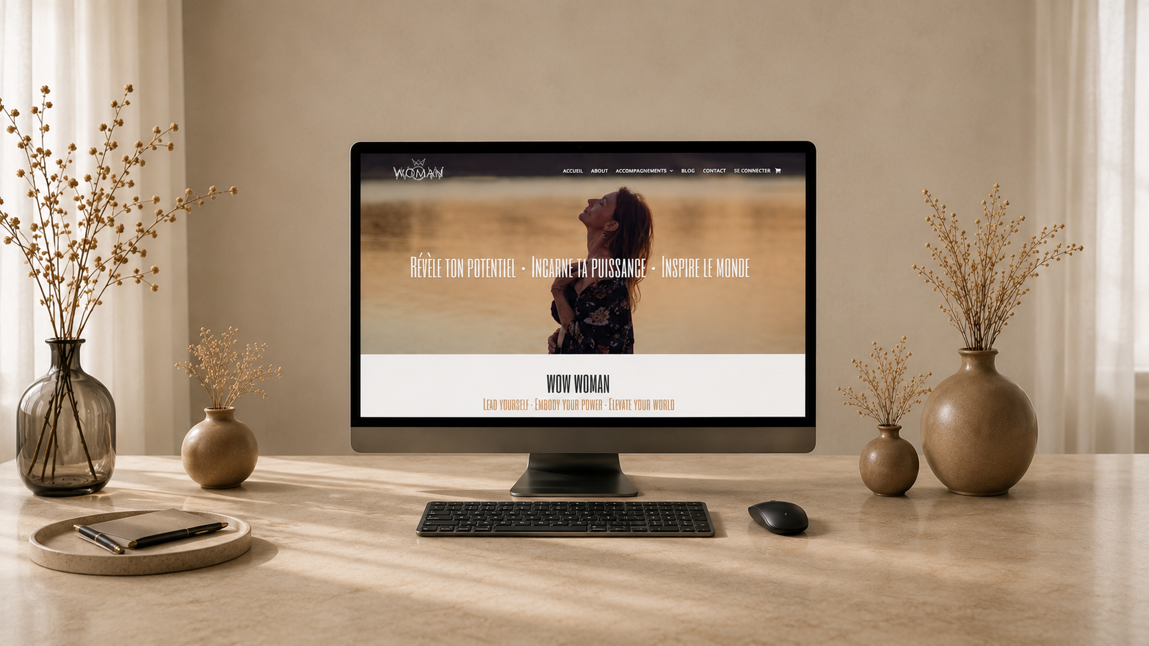 Création de site internet sur mesure – réalisation Webdesign Ecoffet M. Scarlett