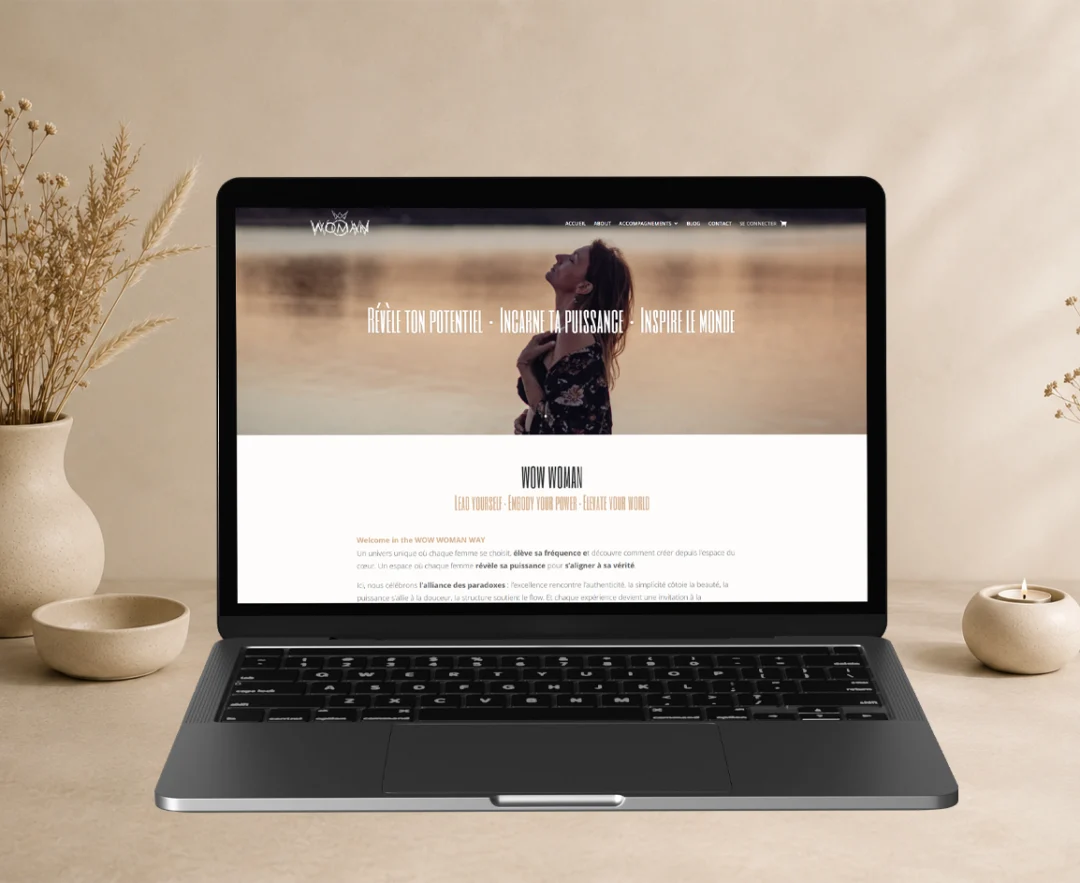 Création site internet e-commerce coaching dans le Var | Wow Woman