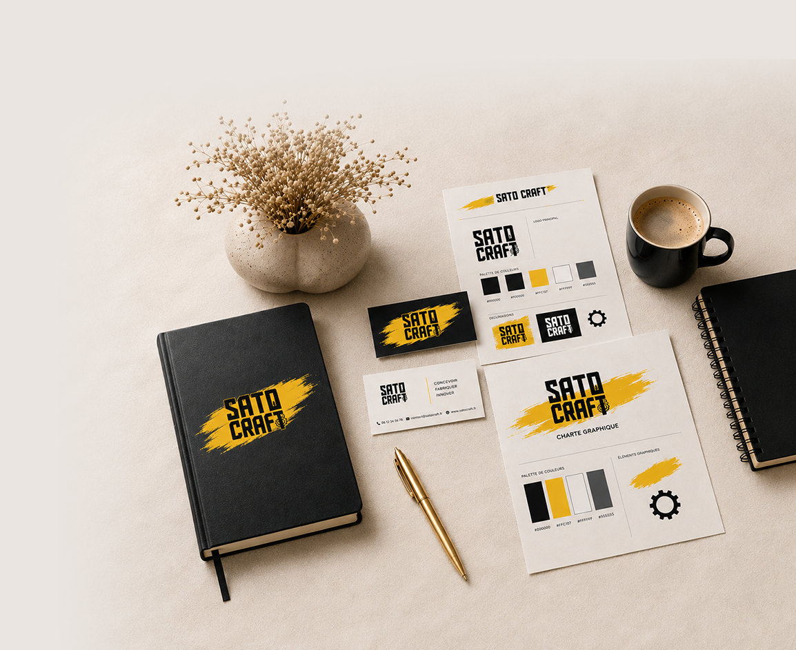 Création d’identité visuelle et charte graphique par une graphiste freelance dans le Var
